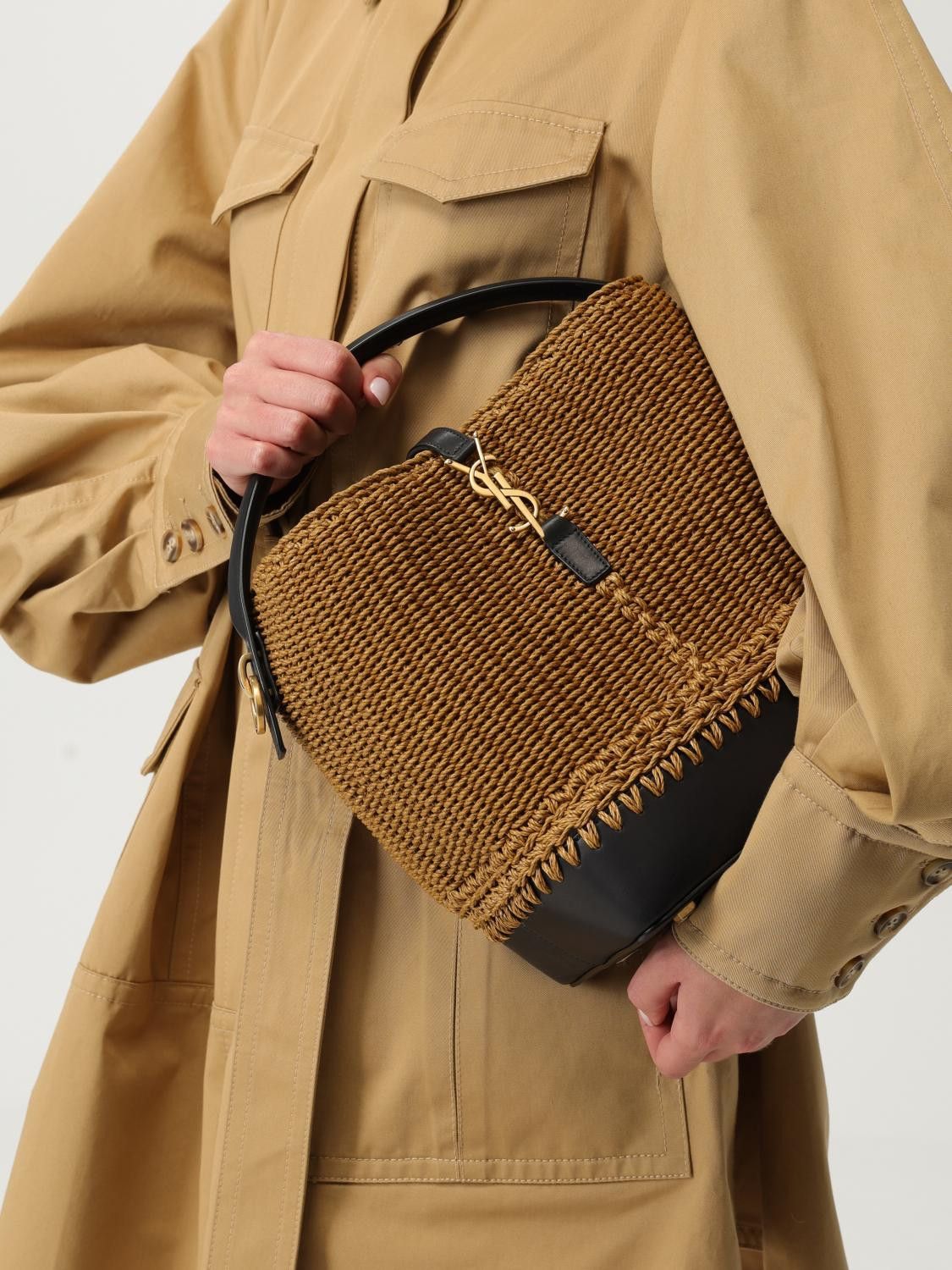 Saint Laurent Paris Saint Laurent Handbag Woman Camel Size ONE SIZE - 2 Thumbnail
