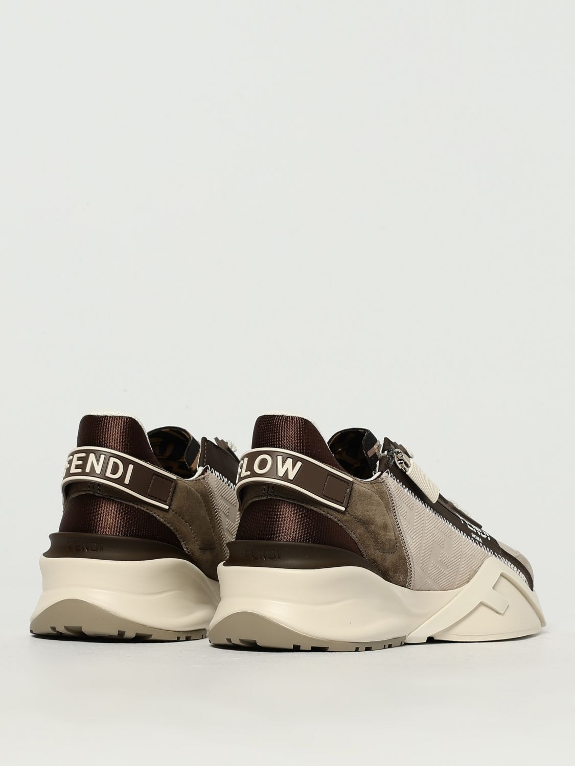 Fendi Fendi Sneakers Men Beige Size US 7 / EU 40 - 3 Thumbnail