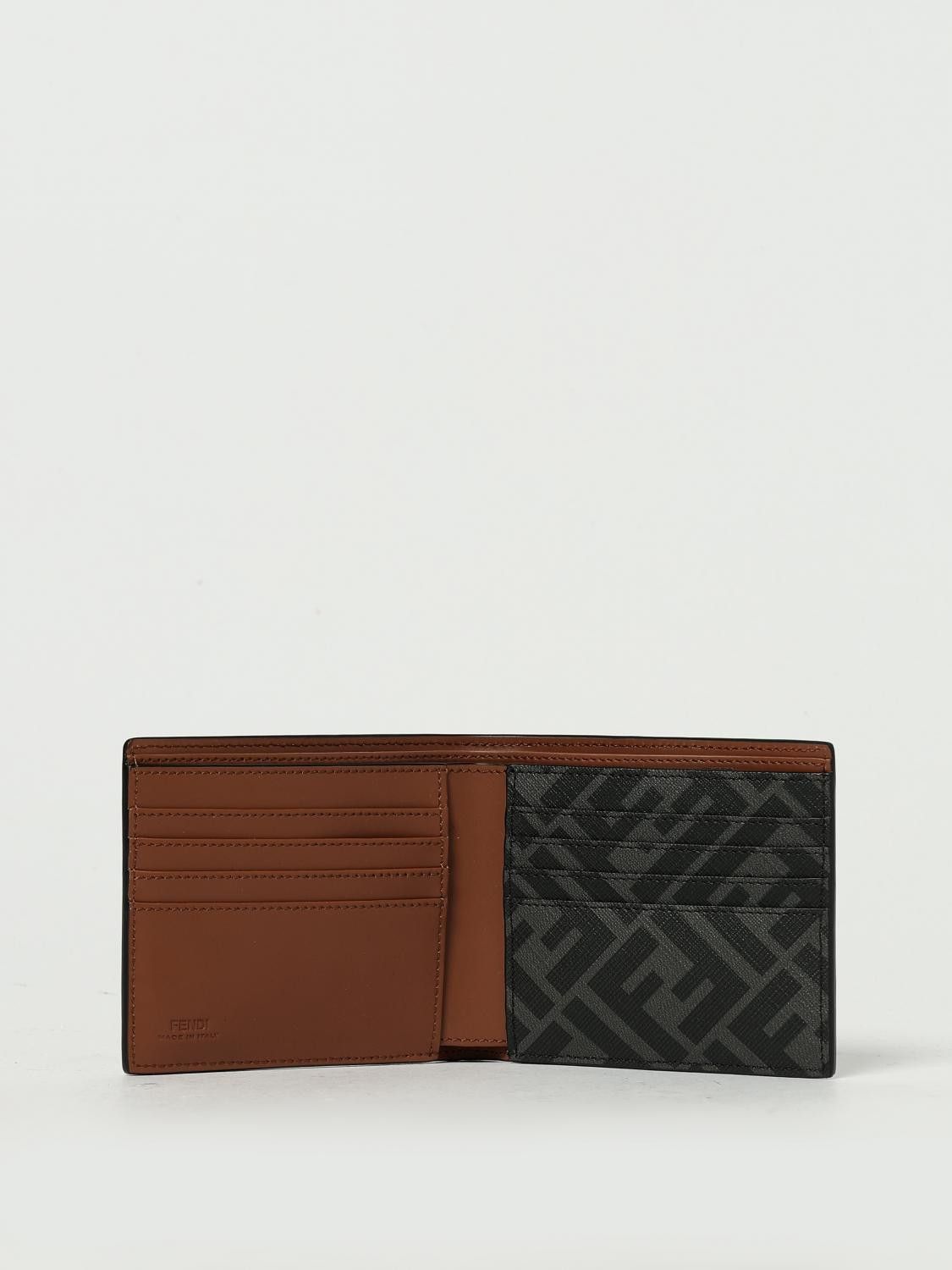 Fendi Wallet Men Dark