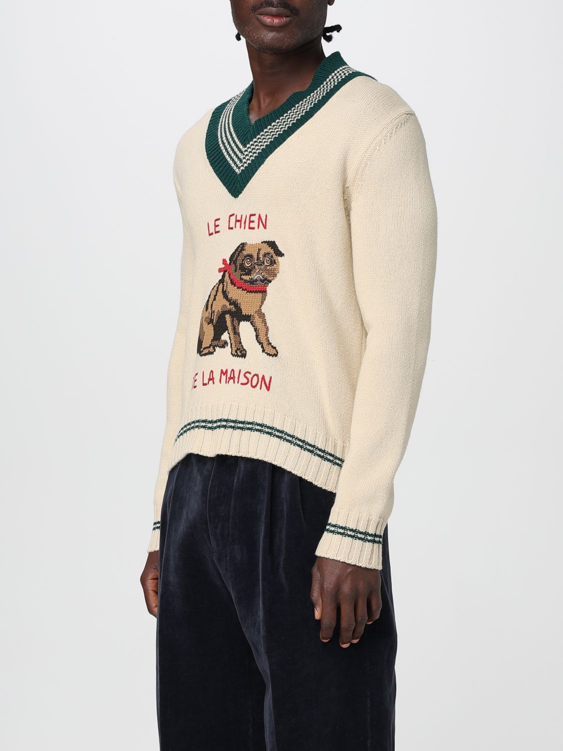 Valentino Valentino Sweater Men Butter Size US M / EU 48-50 / 2 - 4 Thumbnail