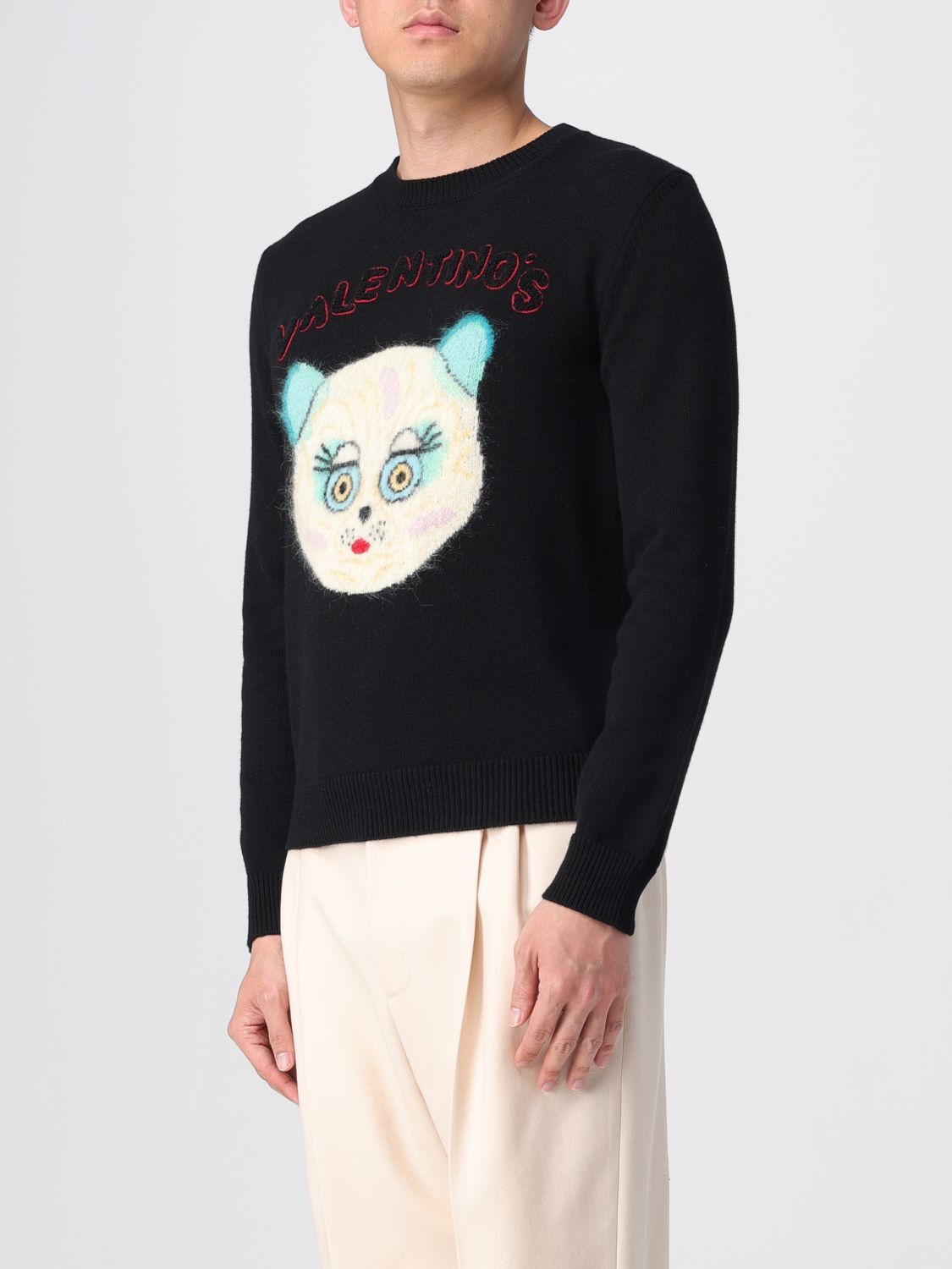 Valentino Valentino Sweater Men Black Size US L / EU 52-54 / 3 - 4 Thumbnail