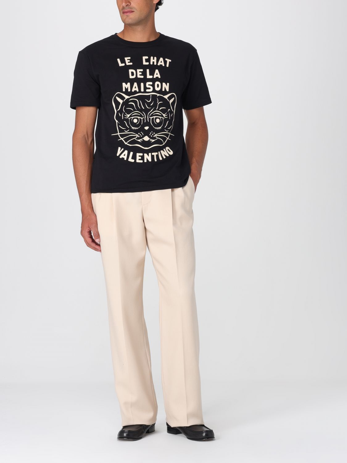 Valentino Valentino T-Shirt Men Black Size US L / EU 52-54 / 3 - 2 Thumbnail