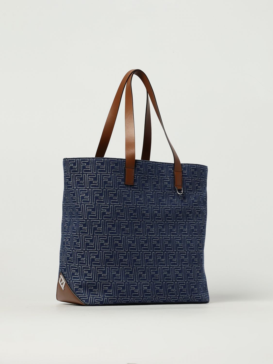 Fendi Fendi Shoulder Bag Men Blue Size ONE SIZE - 3 Thumbnail