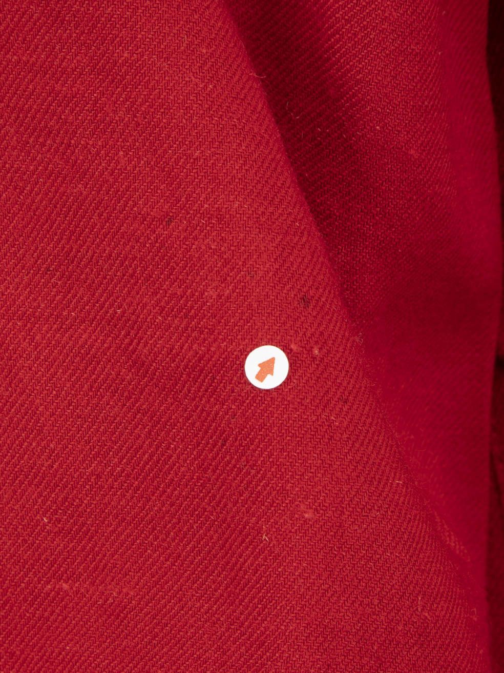 Dior Red Check Collar Long Sleeve Shirt Size S / US 4 / IT 40 - 4 Thumbnail