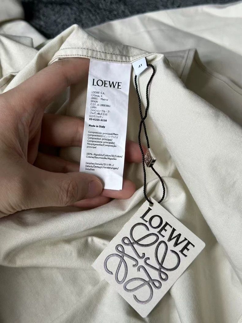Loewe Loewe Logo Denim Shirt Jacket Size XL / US 12-14 / IT 48-50 - 4 Thumbnail