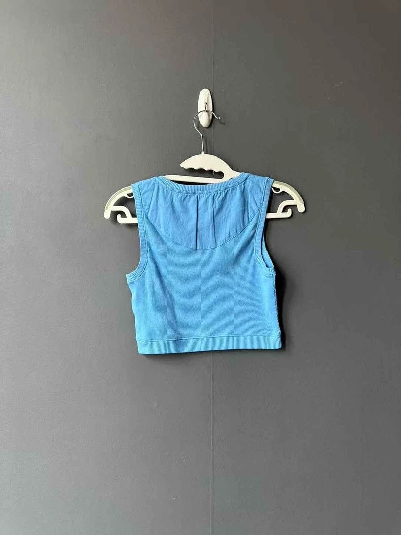 Loewe Loewe Blue Embroidered Logo Tank Top Size S / US 4 / IT 40 - 2 Thumbnail
