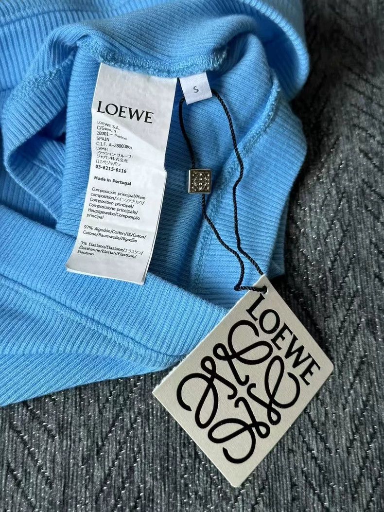 Loewe Loewe Blue Embroidered Logo Tank Top Size S / US 4 / IT 40 - 4 Thumbnail