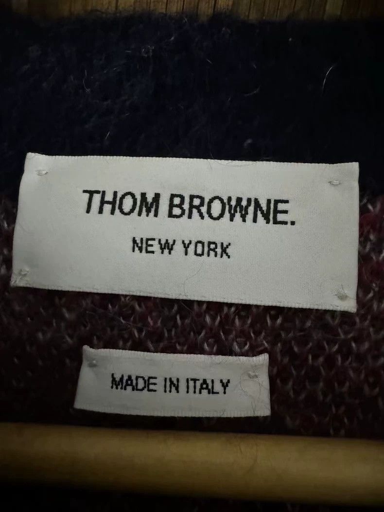 Thom Browne Thom Browne Plaid Knit Sweater Size S / US 4 / IT 40 - 3 Thumbnail