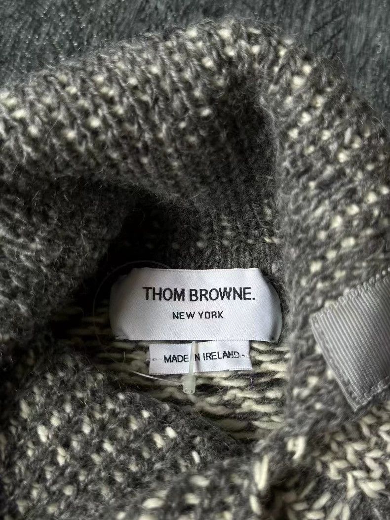 Thom Browne High Neck Striped Snowflake Sweater Size S / US 4 / IT 40 - 3 Thumbnail