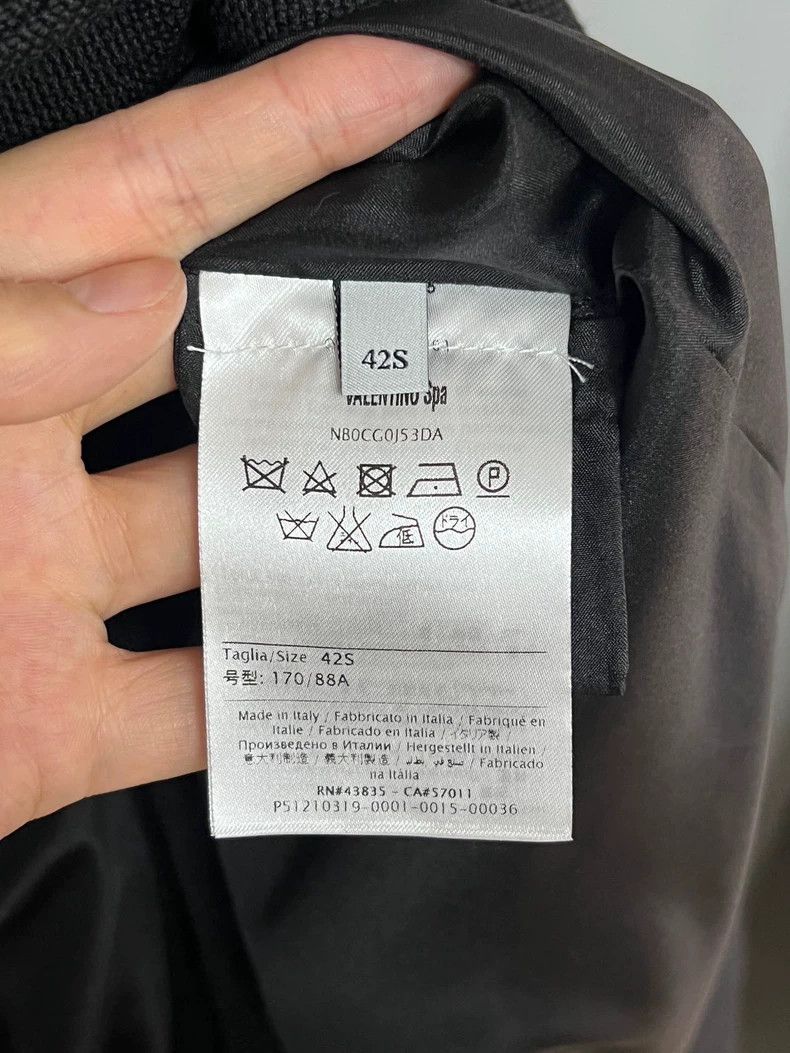 Valentino Valentino Black Wool Double Layer Cape Coat Size L / US 10 / IT 46 - 5 Thumbnail