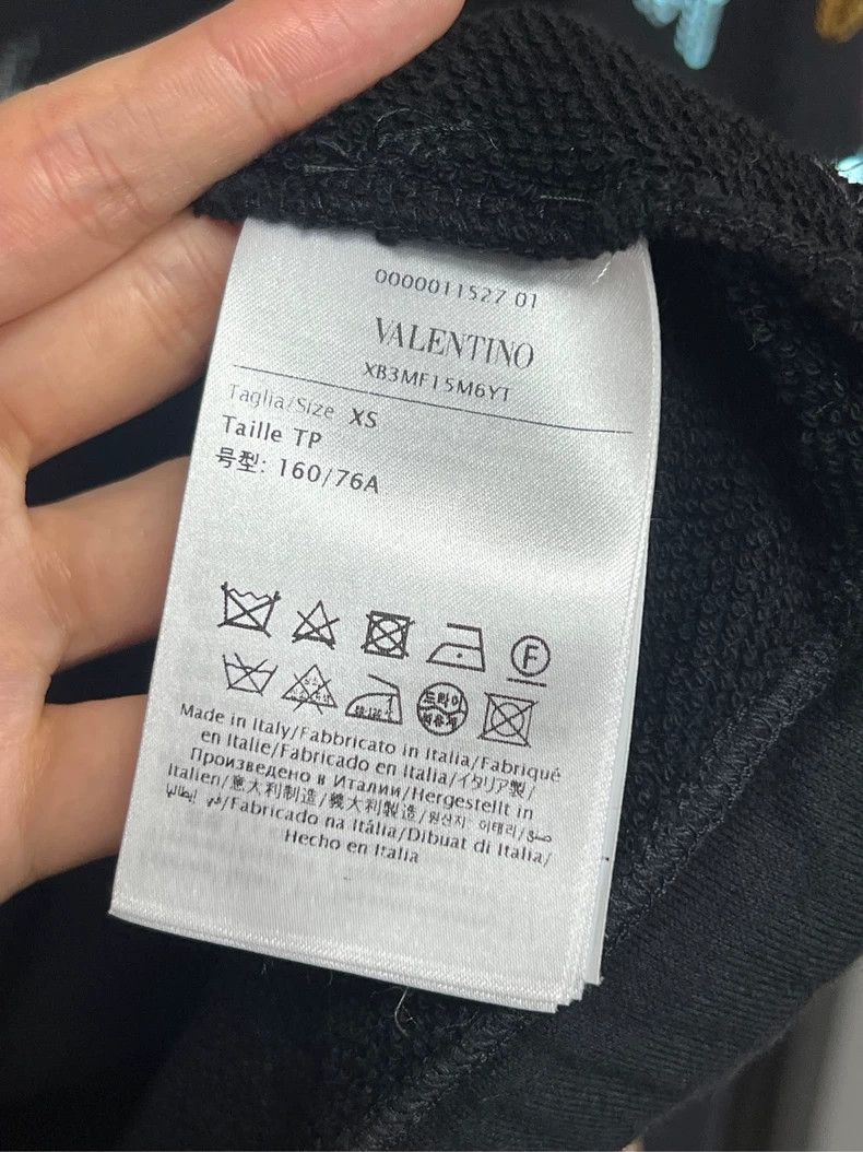 Valentino Valentino Sequin Hooded Sweatshirt XS Size XS / US 0-2 / IT 36-38 - 4 Thumbnail
