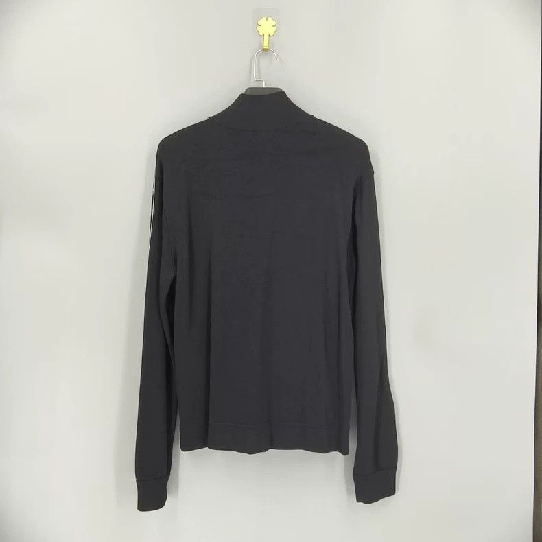 Valentino Valentino Black Knit Zip Jacket Size L / US 10 / IT 46 - 2 Thumbnail