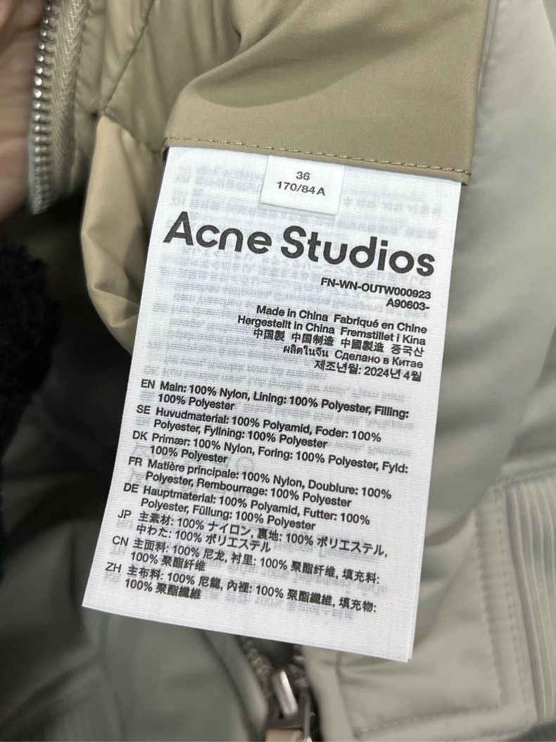 Acne Studios Acne Studios Short Cropped Pilot Jacket Size S / US 4 / IT 40 - 5 Thumbnail