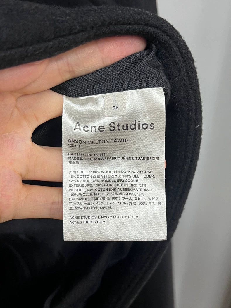 Acne Studios Acne Studios Wool Cropped Jacket Size XS / US 0-2 / IT 36-38 - 4 Thumbnail