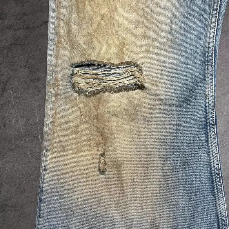 Acne Studios Acne Studios SS25 Distressed Denim Pants Size 32" / US 10 / IT 46 - 3 Thumbnail