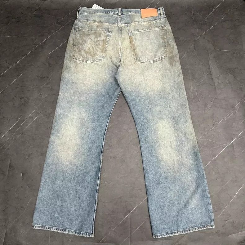 Acne Studios Acne Studios SS25 Distressed Denim Pants Size 32" / US 10 / IT 46 - 2 Thumbnail