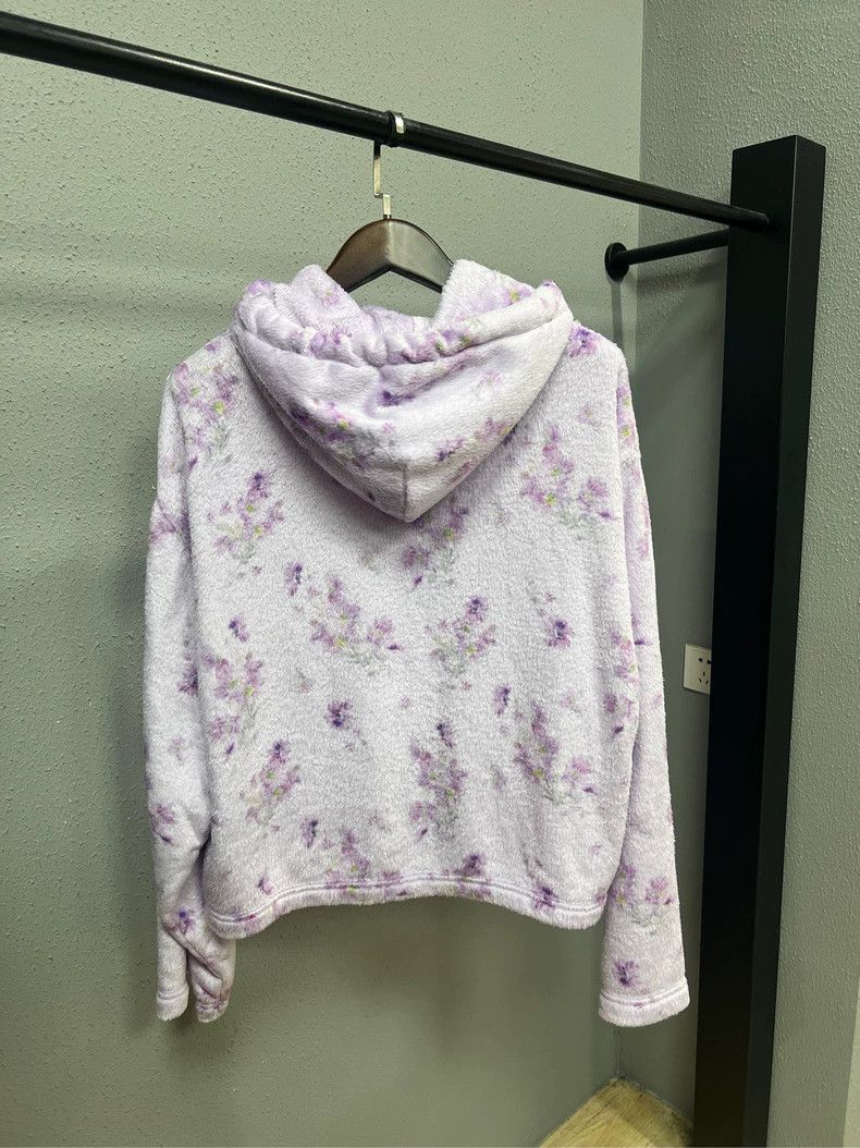 Acne Studios Acne Studios Purple Plush Hooded Sweatshirt Size M / US 6-8 / IT 42-44 - 2 Thumbnail
