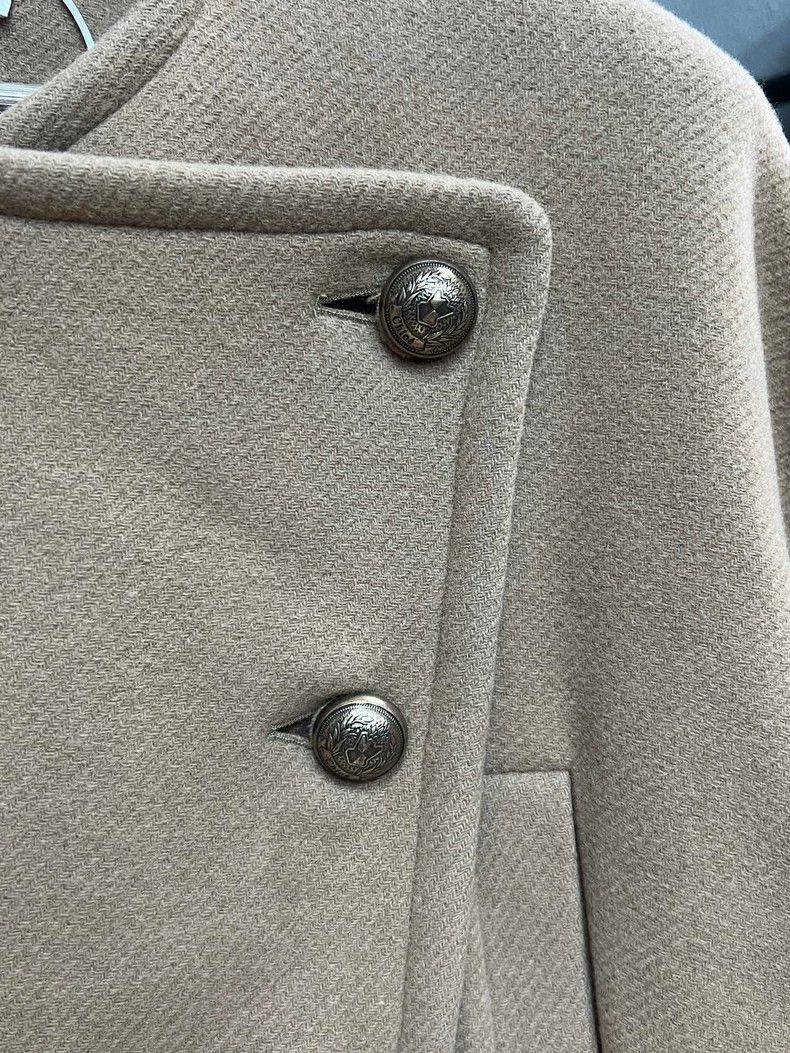 The Row Khaki Cape Coat with Buttons Size S / US 4 / IT 40 - 3 Thumbnail