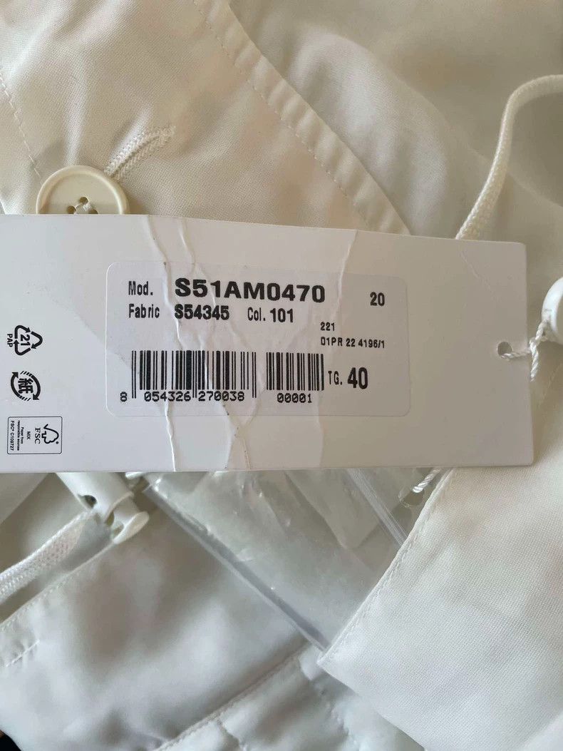 Maison Margiela Maison Margiela White Hooded Jacket with Drawstring Size M / US 6-8 / IT 42-44 - 4 Thumbnail