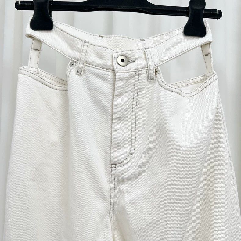 Maison Margiela Maison Margiela White Denim Pants Size 38 Size 38" / US 16 / IT 52 - 3 Thumbnail