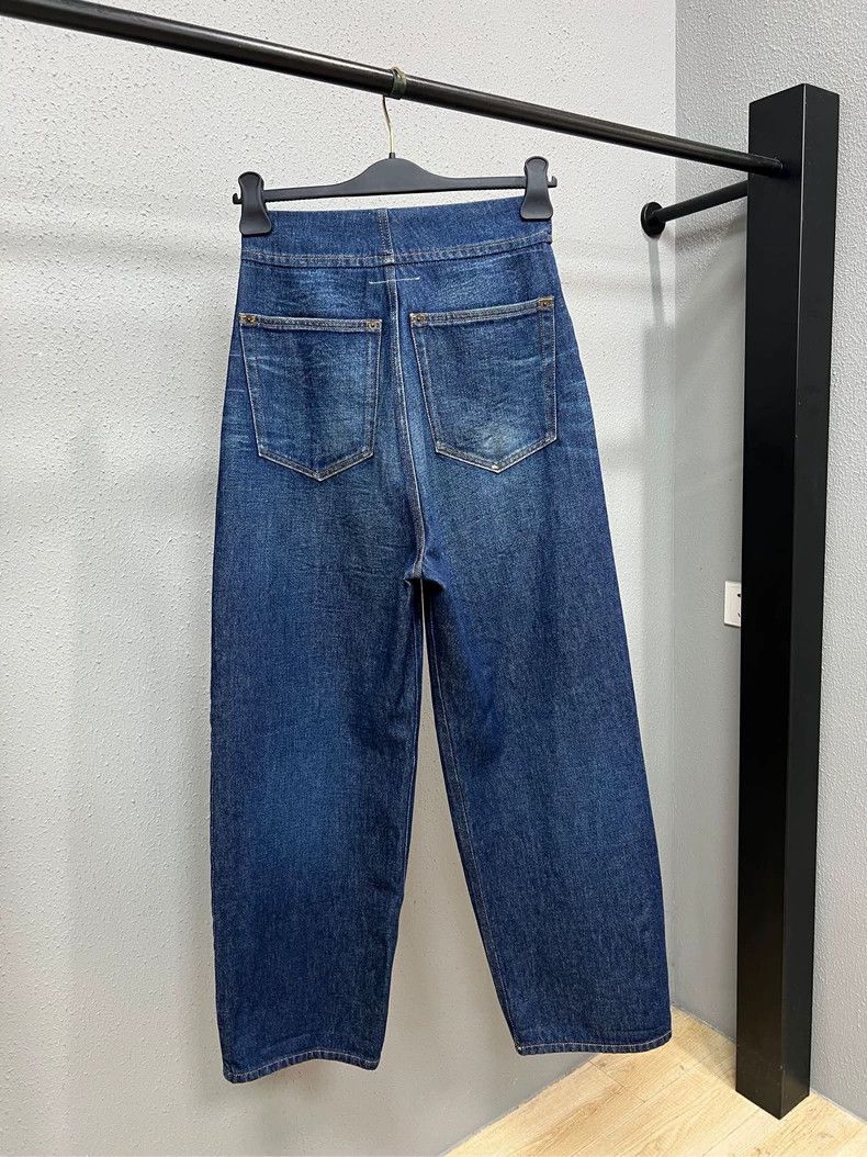 Maison Margiela MM6 High-Waisted Denim Pants Size 40" / US 18 - 2 Thumbnail