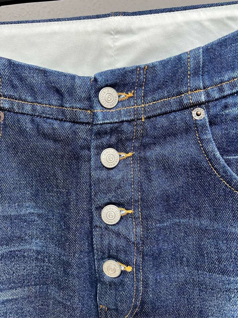 Maison Margiela MM6 High-Waisted Denim Pants Size 40" / US 18 - 3 Thumbnail