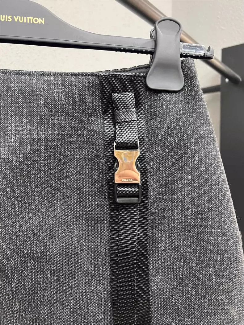 Prada Prada Wool Nylon Half Skirt with Ties Size 36" / US 14 / IT 50 - 3 Thumbnail