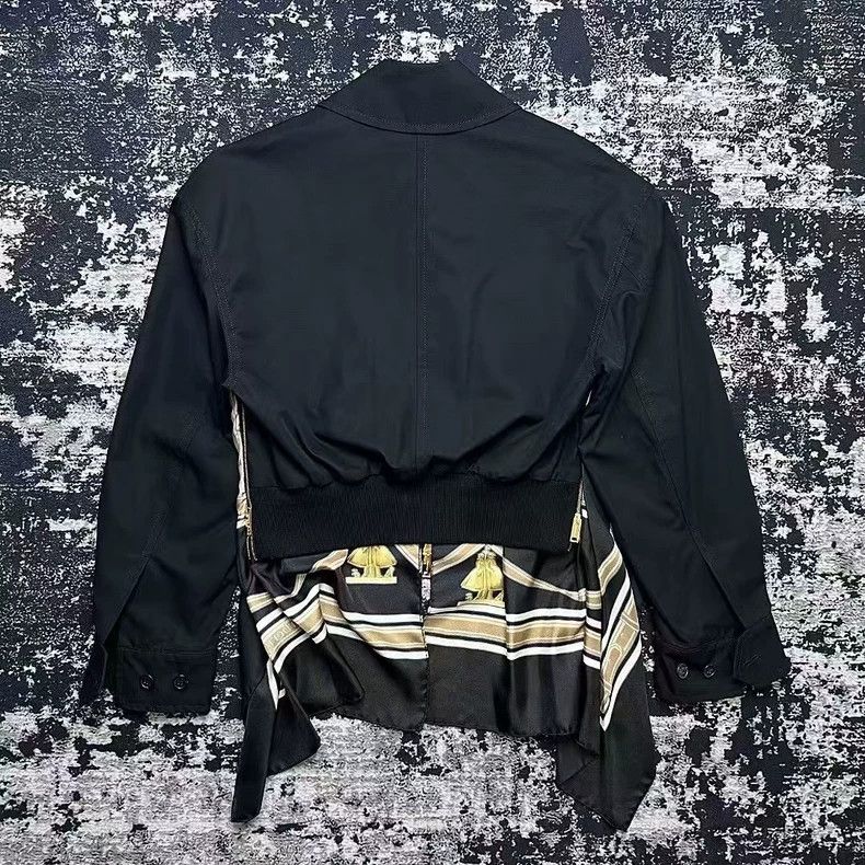 Burberry Burberry Black Silk Jacket with Pattern Size XS / US 0-2 / IT 36-38 - 6 Thumbnail