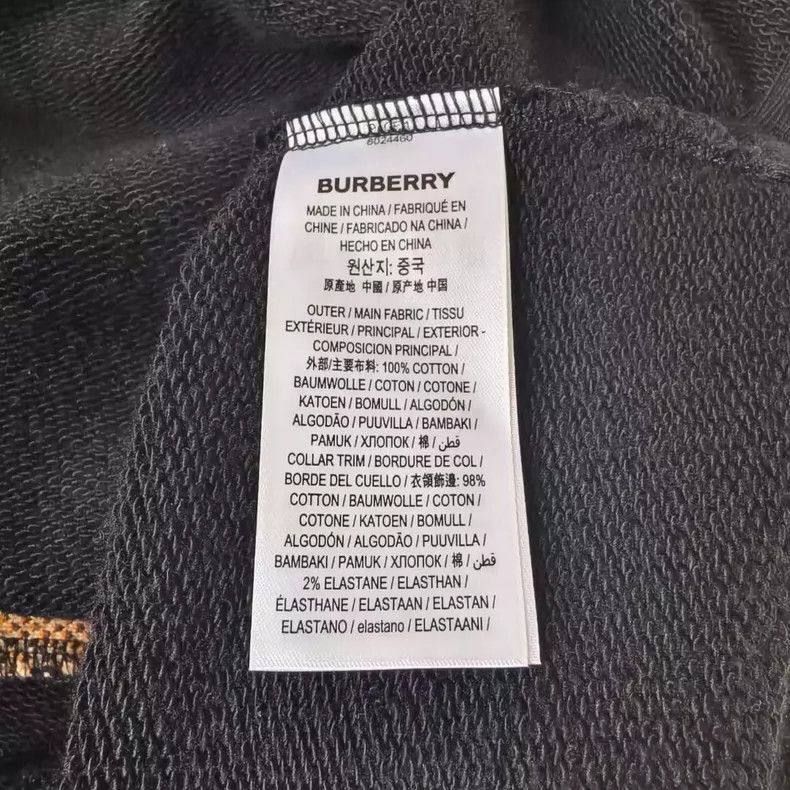 Burberry Burberry Logo Fringe Sleeve Sweatshirt Size S / US 4 / IT 40 - 4 Thumbnail