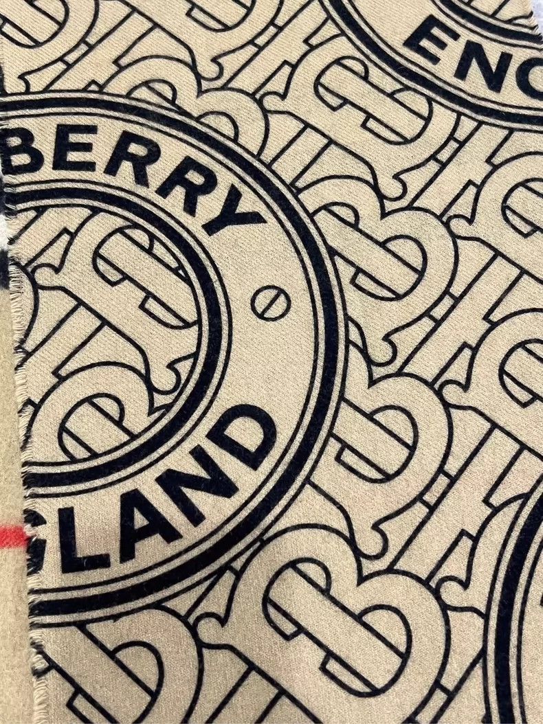 Burberry Burberry Double-Sided Cashmere Scarf Size ONE SIZE - 2 Thumbnail