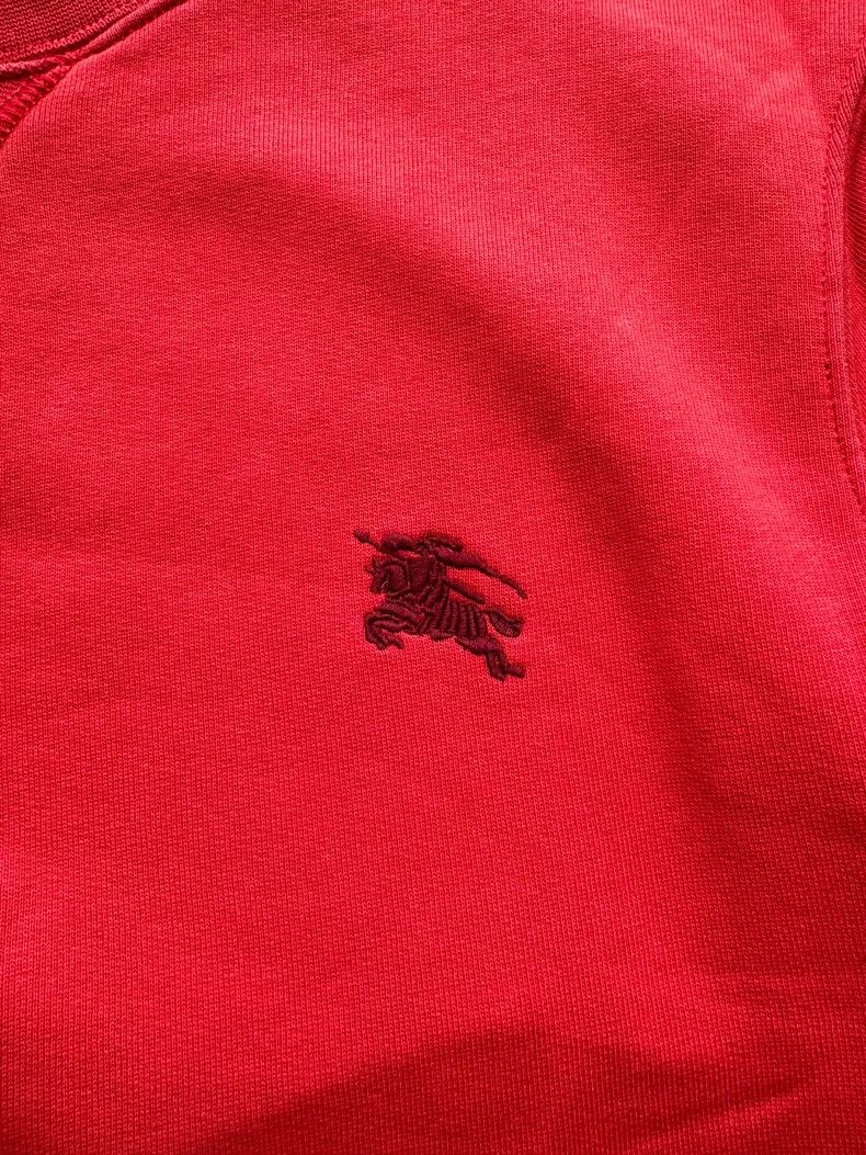 Burberry Burberry Red Sweatshirt with Horse Logo Size L / US 10 / IT 46 - 4 Thumbnail