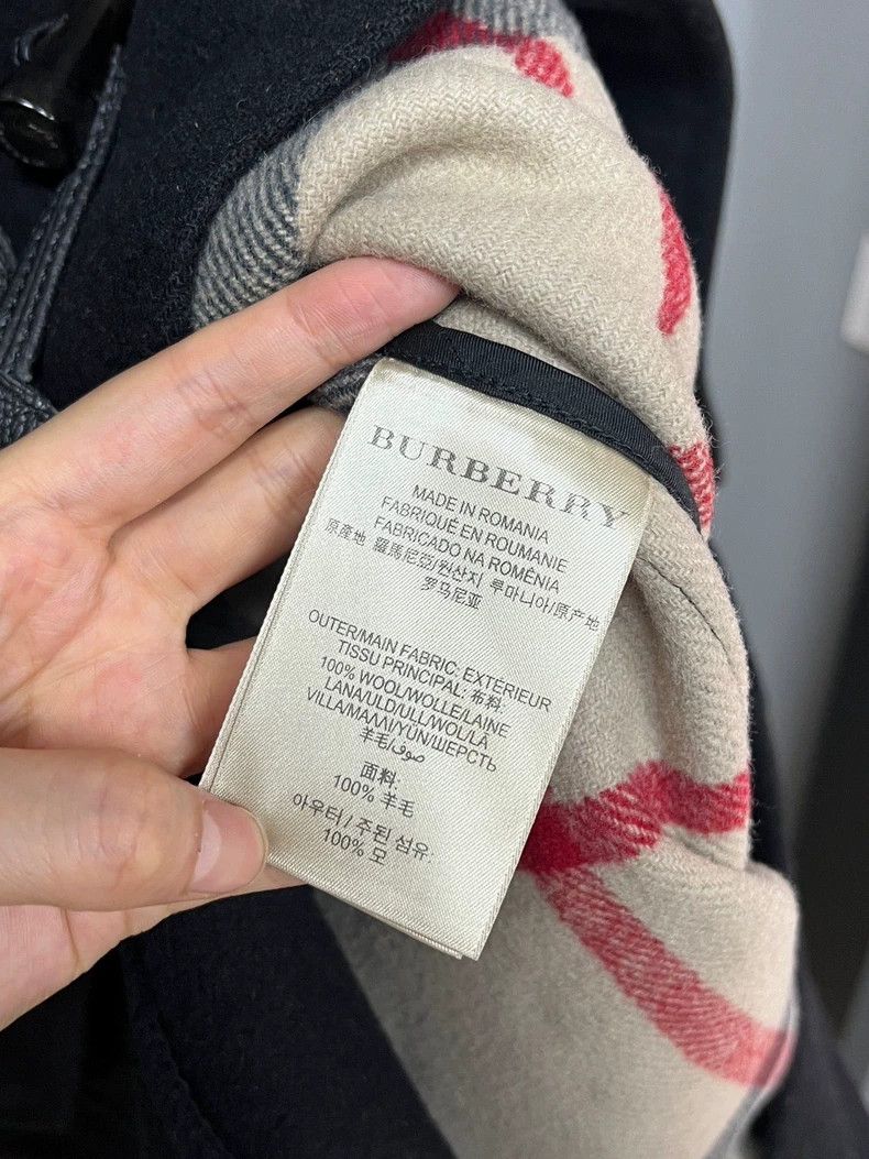 Burberry Burberry Black Wool Duffle Coat Size S / US 4 / IT 40 - 3 Thumbnail