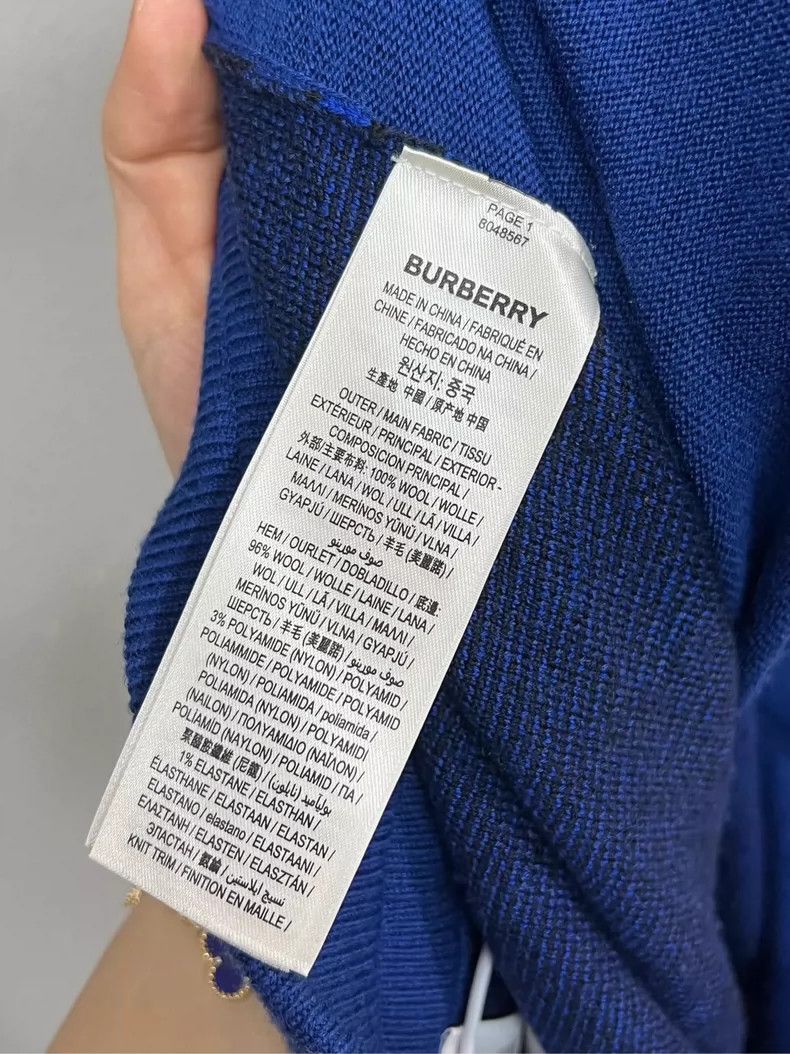 Burberry Burberry Blue Cashmere Sweatpants Size M Size 27" / US 4 / IT 40 - 4 Thumbnail