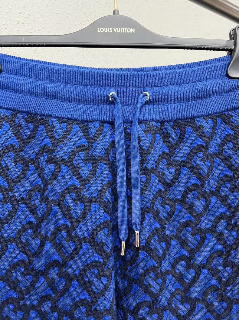 Burberry Burberry Blue Cashmere Sweatpants Size M Size 27" / US 4 / IT 40 - 3 Thumbnail