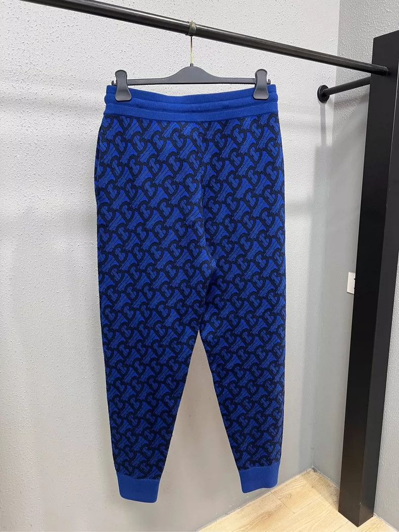 Burberry Burberry Blue Cashmere Sweatpants Size M Size 27" / US 4 / IT 40 - 2 Thumbnail