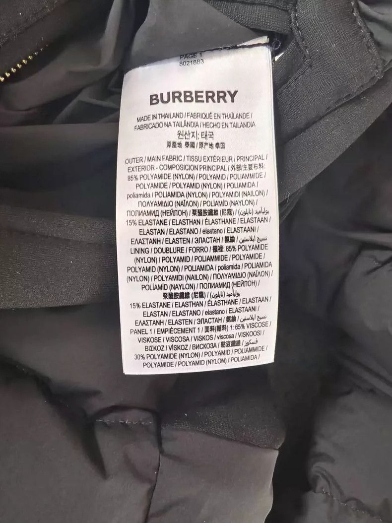 Burberry Burberry Long Black Down Jacket with Hood Size L / US 10 / IT 46 - 4 Thumbnail