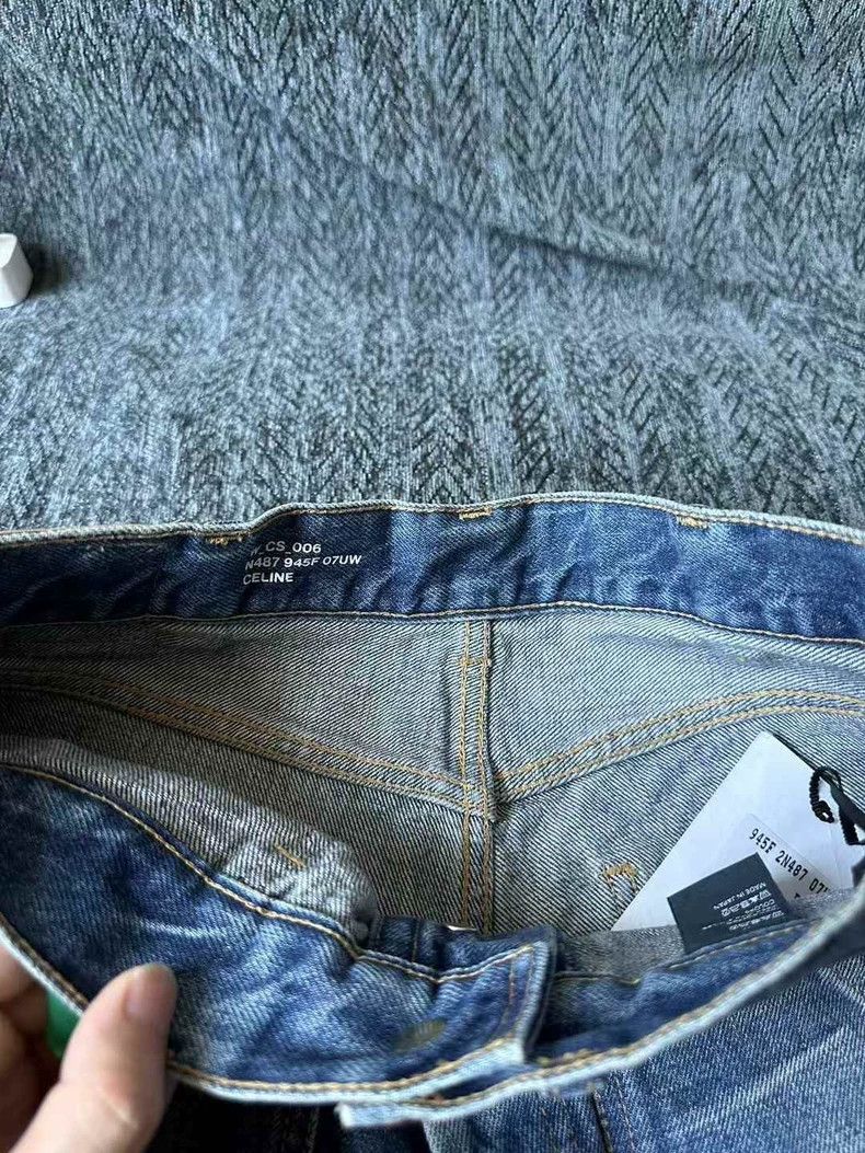 Celine Celine Denim Shorts Size 25 Size 25" / US 0 / IT 36 - 4 Thumbnail