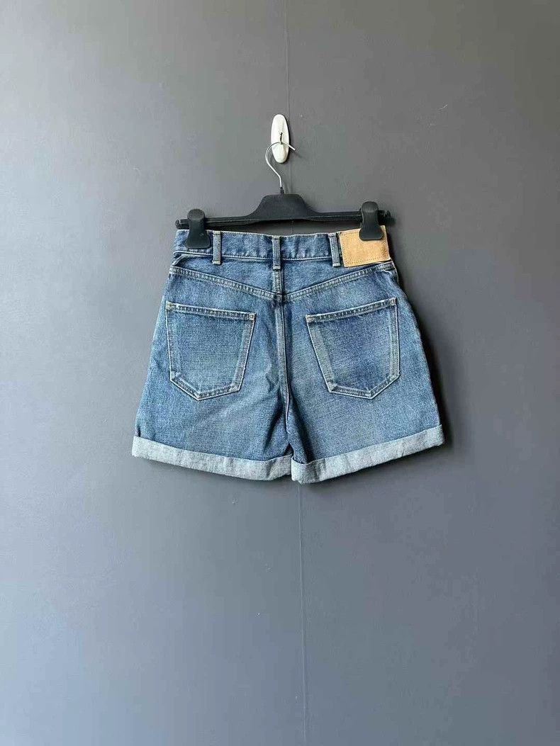 Celine Celine Denim Shorts Size 25 Size 25" / US 0 / IT 36 - 2 Thumbnail