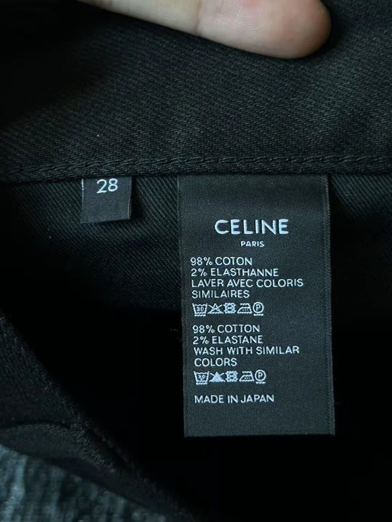 Celine Celine Black Denim Pants Size 28 Size 28" / US 6 / IT 42 - 4 Thumbnail