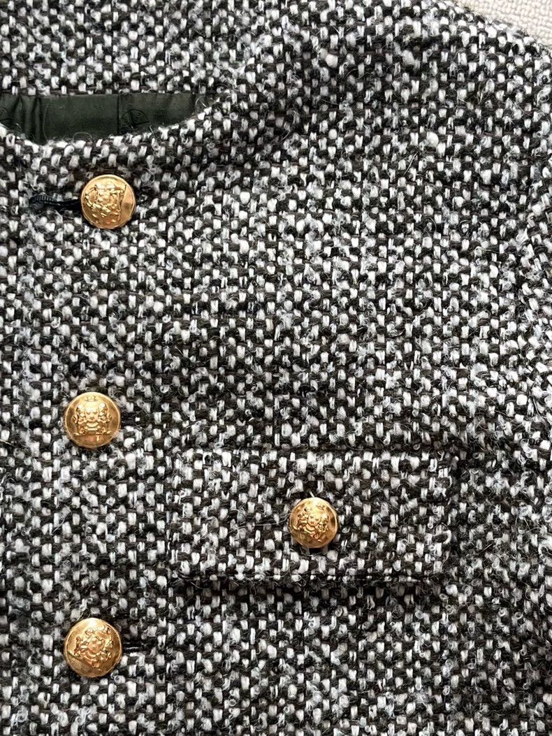 Celine Celine Tweed Four-Pocket Jacket Coat Size S / US 4 / IT 40 - 3 Thumbnail
