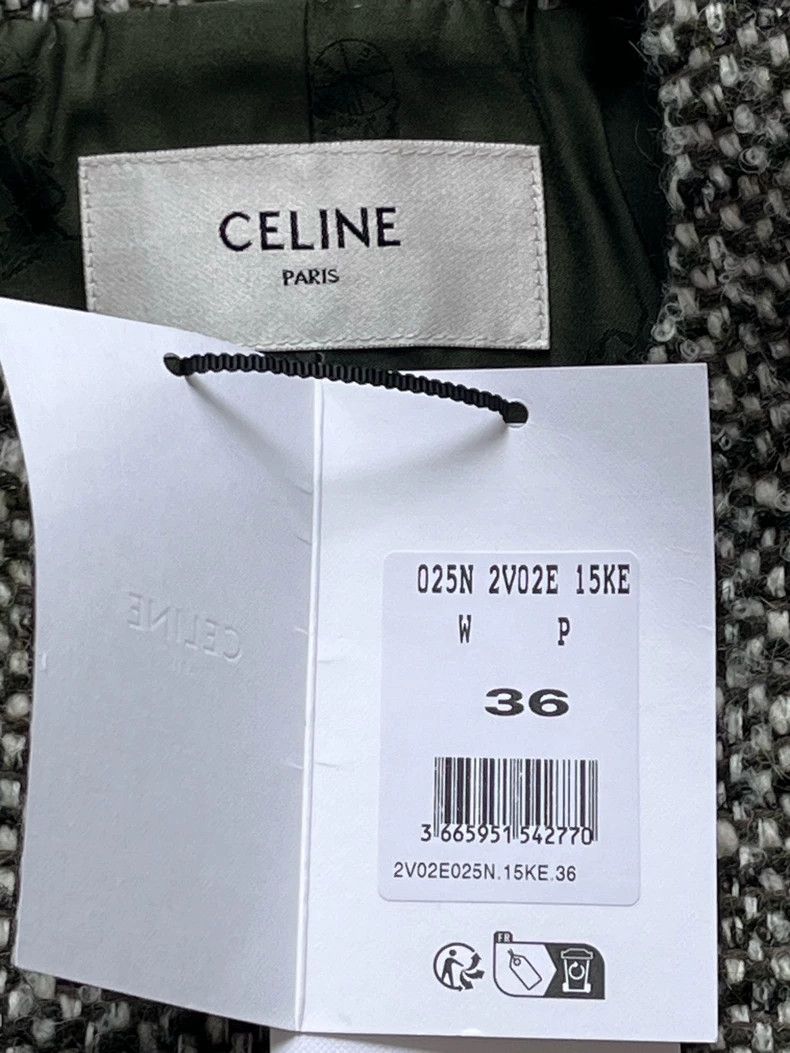 Celine Celine Tweed Four-Pocket Jacket Coat Size S / US 4 / IT 40 - 7 Thumbnail