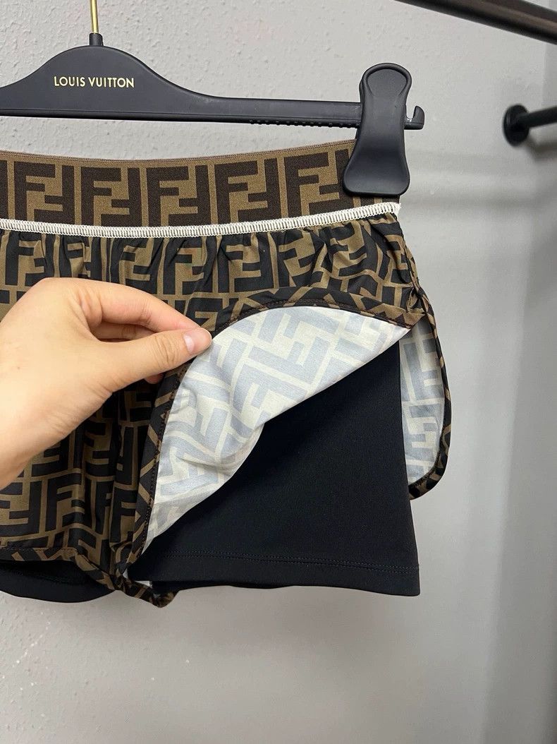 Fendi Fendi Printed Beach Shorts for Women Size 40" / US 18 - 3 Thumbnail
