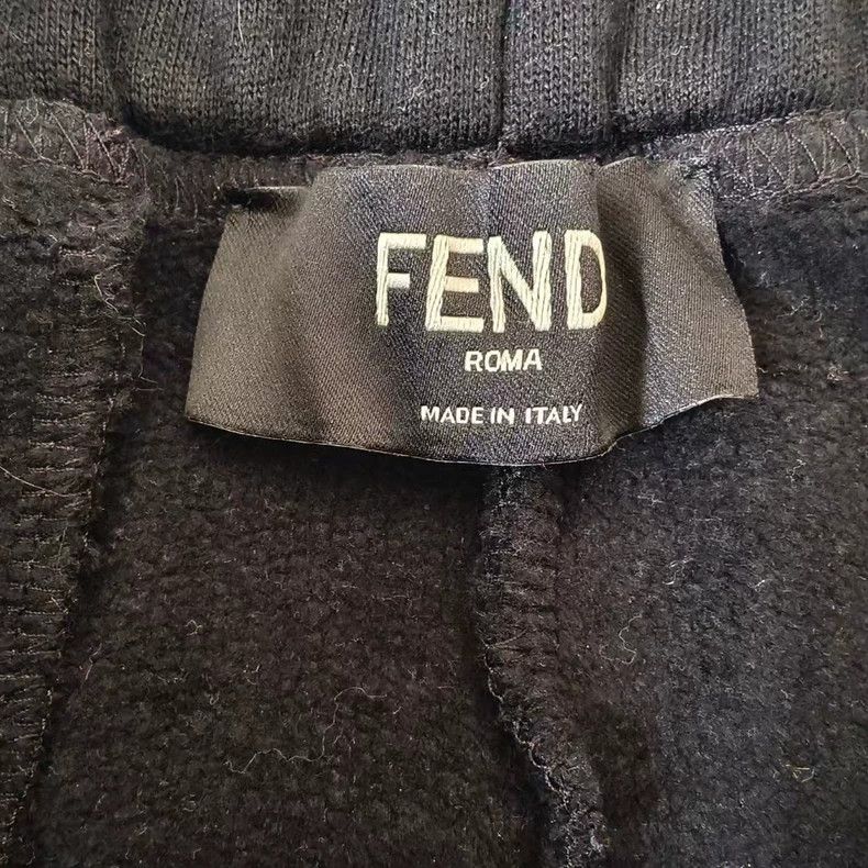 Fendi Fendi Black Side Stripe Athletic Pants Size 36" / US 14 / IT 50 - 3 Thumbnail