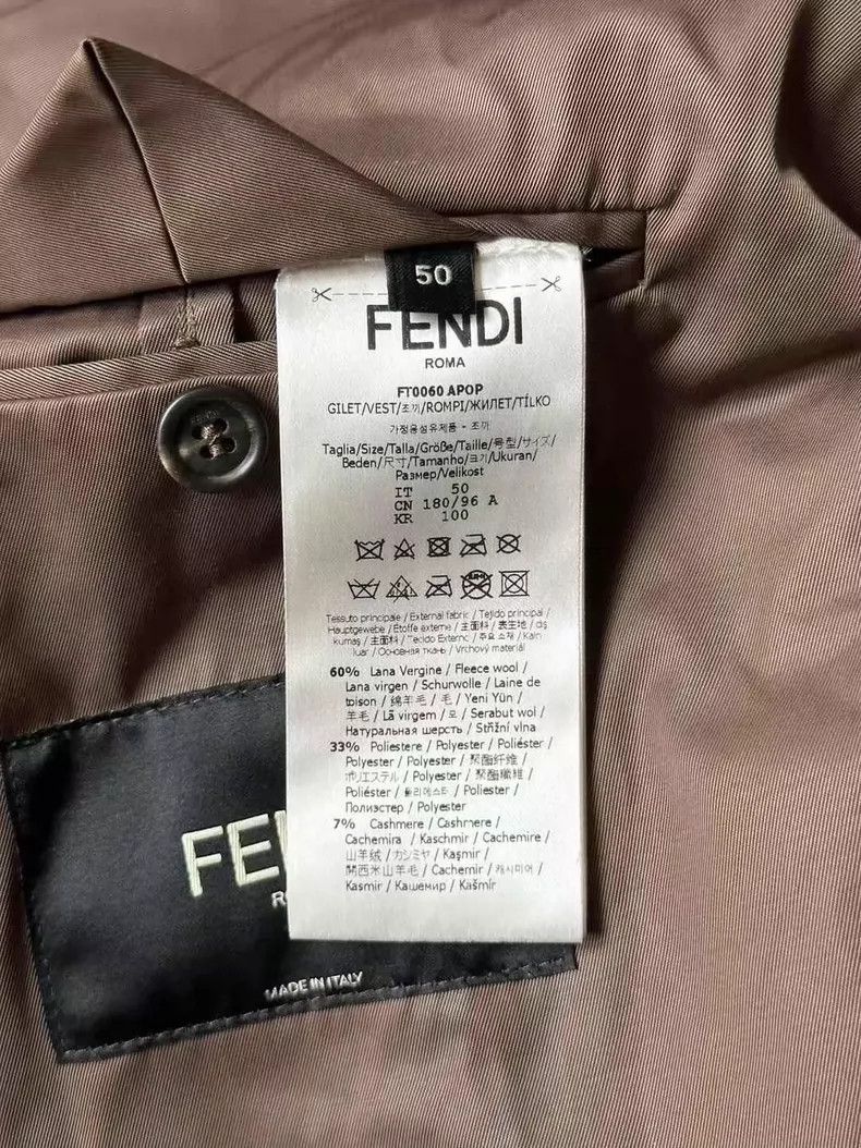 Fendi Fendi Jacquard Patterned Sleeveless Vest Size XL / US 12-14 / IT 48-50 - 4 Thumbnail