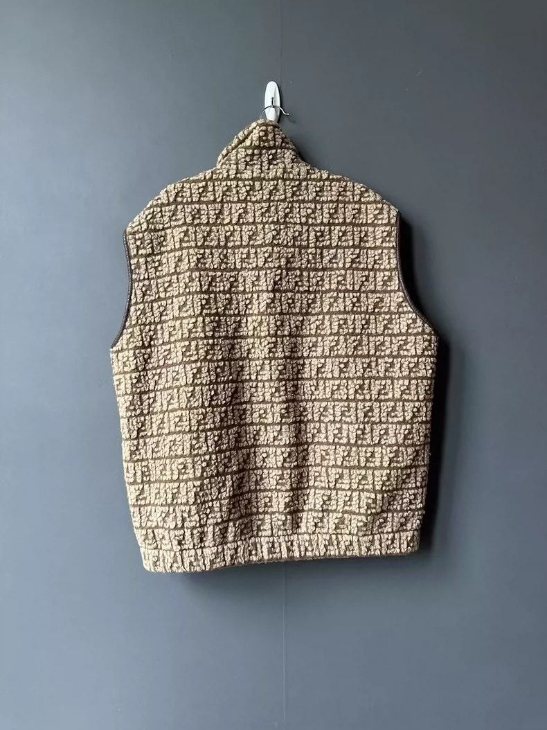 Fendi Fendi Jacquard Patterned Sleeveless Vest Size XL / US 12-14 / IT 48-50 - 2 Thumbnail