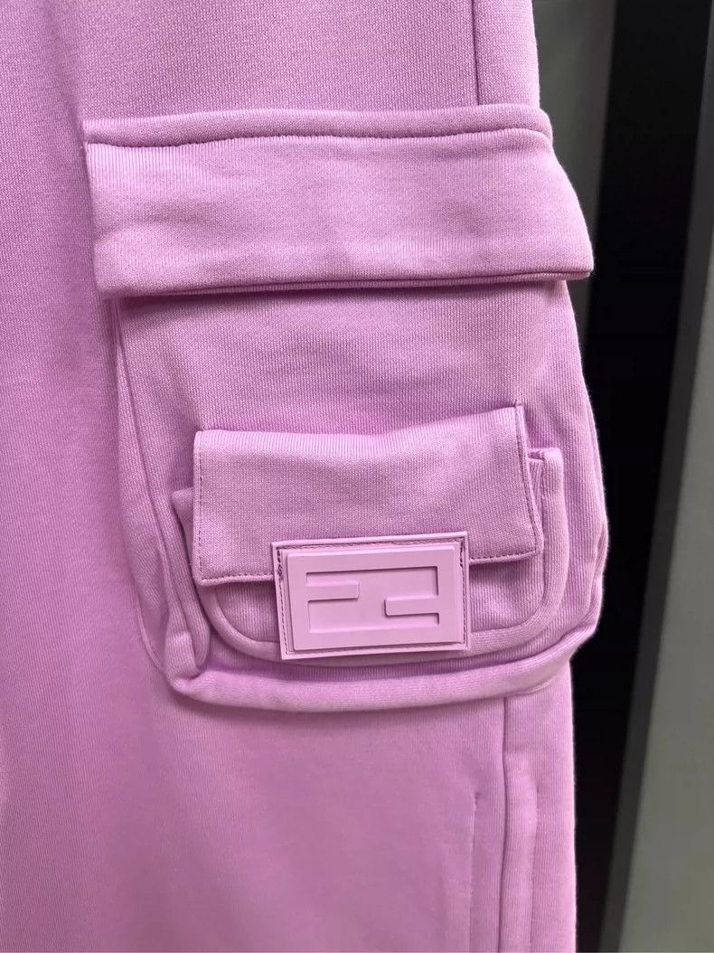 Fendi Fendi Pink Pocket Cargo Pants Size 12 Size 32" / US 10 / IT 46 - 3 Thumbnail