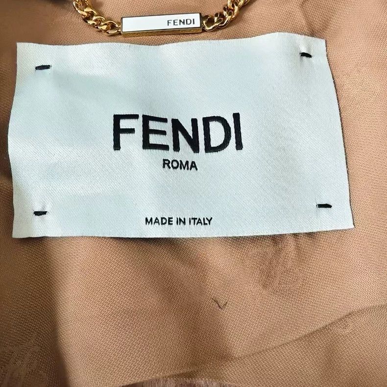 Fendi Fendi Double-Breasted Camel Wool Coat Size M / US 6-8 / IT 42-44 - 3 Thumbnail