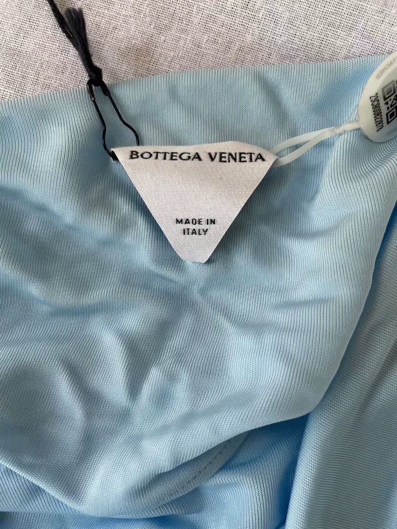 Bottega Veneta Bottega Veneta Blue One-Shoulder Dress Size M / US 6-8 / IT 42-44 - 2 Thumbnail