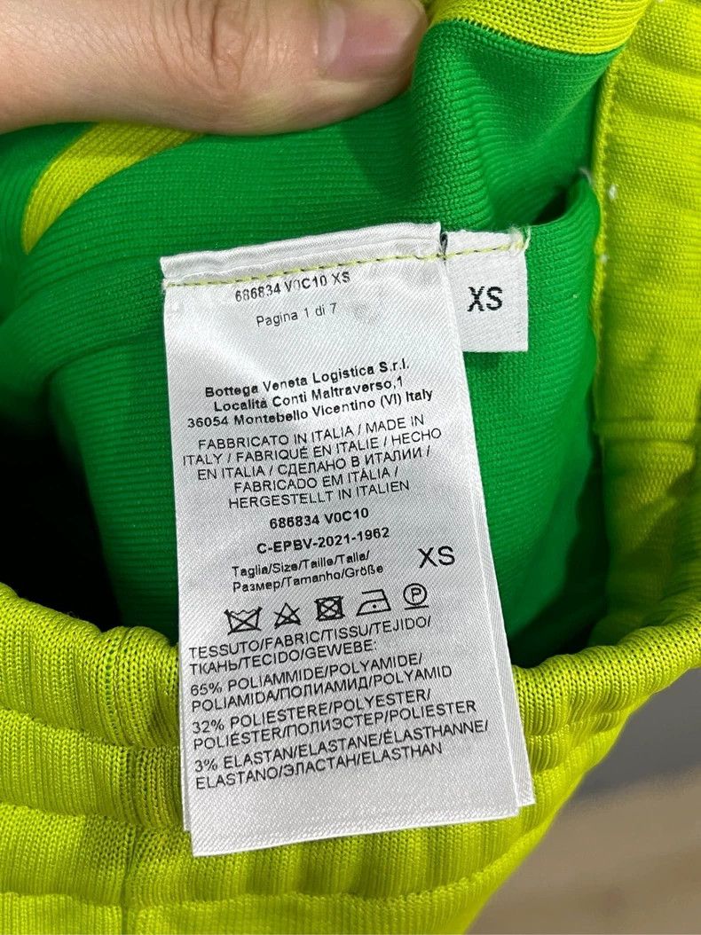 Bottega Veneta Bottega Veneta Green Stripe Sweatpants Size 22" - 3 Thumbnail