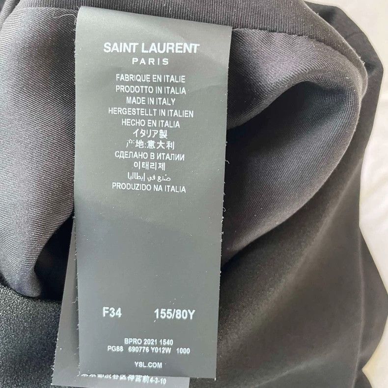 Saint Laurent Paris Saint Laurent Zip Bodysuit with Heart Detail Size XS / US 0-2 / IT 36-38 - 5 Thumbnail